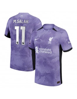 Mohamed Salah Liverpool Nike 2023/24 Third Vapor Match Replica Player Jersey - Purple