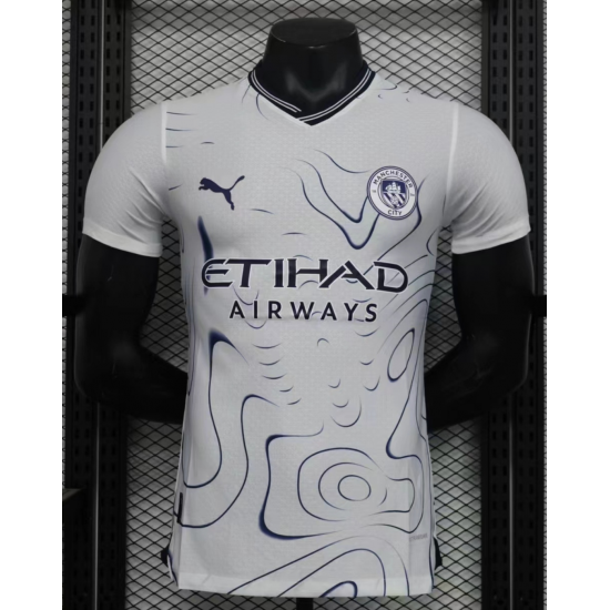 24/25 Manchester City Puma Away Replica Custom Player Version Football Jersey - White