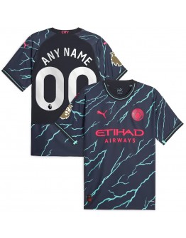 Manchester City Puma 2023/24 Third Replica Custom Jersey - Navy