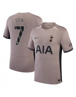 Son Heung-Min Tottenham Hotspur Nike 2023/24 Third Stadium Replica Player Jersey – Tan