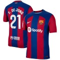 Frenkie de Jong Barcelona Nike 2023/24 Home Authentic Jersey - Royal