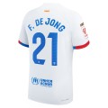 Frenkie de Jong Barcelona Nike 2023/24 Away Authentic Jersey - White