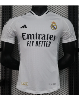 Real Madrid adidas 2024/2025 Home Replica Custom Jersey Player Version - White