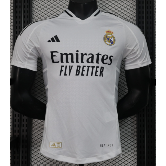 Real Madrid adidas 2024/2025 Home Replica Custom Jersey Player Version - White