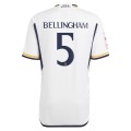 Jude Bellingham Real Madrid adidas 2023/24 Home Authentic Jersey - White