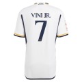 Vini Jr. Real Madrid adidas 2023/24 Home Authentic Player Jersey - White