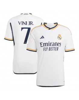 Vini Jr. Real Madrid adidas 2023/24 Home Replica Player Jersey - White