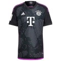 Bayern Munich adidas 2023/24 Away Authentic Custom Jersey - Black