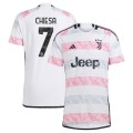 Federico Chiesa Juventus adidas 2023/24 Away Authentic Jersey - White