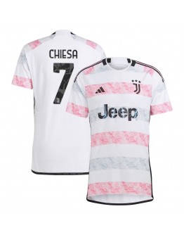 Federico Chiesa Juventus adidas 2023/24 Away Replica Jersey - White