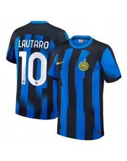 Lautaro Martinez Inter Milan Nike 2023/24 Home Replica Jersey - Blue