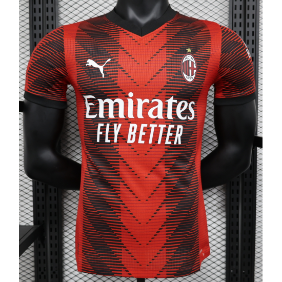 AC Milan Puma 2023/24 Home Authentic Jersey - Red