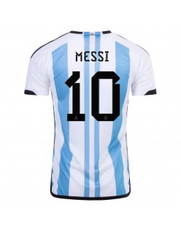 Men's Replica adidas Messi Argentina Home Jersey 2022 - 3 Stars