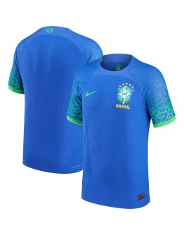 Brazil National Team Nike 2022/23 Away Vapor Match Copy  Player Jersey - Blue