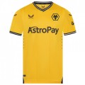 Wolves Castore Home Shirt 2023-24 Home Authentic Player-yellow