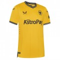 Wolves Castore Home Shirt 2023-24 Home Authentic Player-yellow