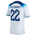 England National Team Nike Bellingham 22 2022/23 Home Breathe Stadium Replica Blank Jersey - White