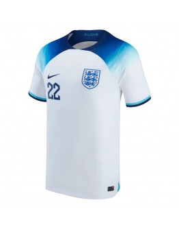 England National Team Nike Bellingham 22 2022/23 Home Breathe Stadium Replica Blank Jersey - White