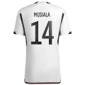 Germany National Team Home Nike Musiala 14 2022/23 Breathe Stadium Authentic Blank Jersey