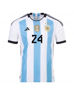 Men's Copy adidas E. Fernandez Argentina Home Jersey 2022 - 3 Stars