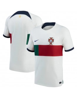 Portugal National Team Nike 2022/23 Away Breathe Stadium Replica Blank Jersey - White