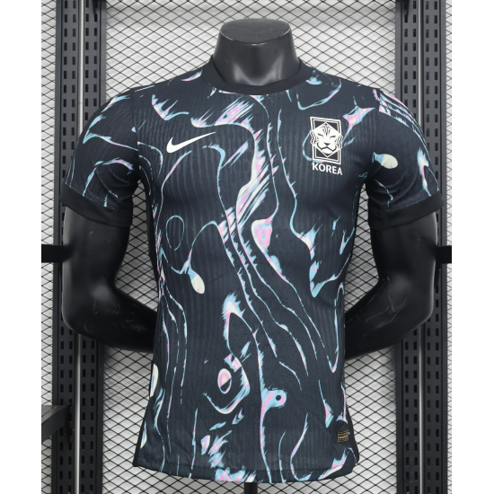 Korea National Team Nike 2024 Copy Player Version Soccer Jersey - Black