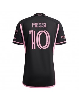 2024 Messi #10 Jersey Inter Miami Away Player Version with patches on - Black