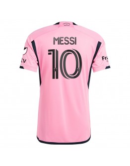 2024 Messi #10 Jersey Inter Miami Home Player Version with patches on - Pink