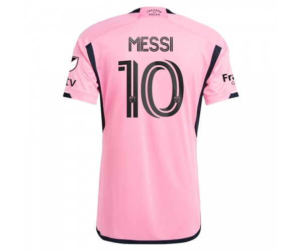 2024 Messi #10 Jersey Inter Miami Home Player Version with patches on - Pink