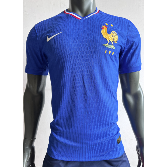 2024 France National Team Nike Home Copy Player Version Soccer Jersey - Blue