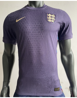 2024 England National Team Nike European Cup Away Soccer Jersey - Purple