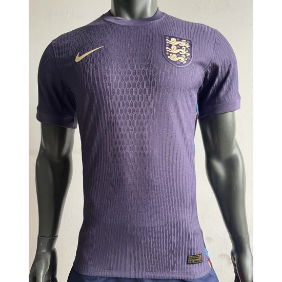 2024 England National Team Nike European Cup Away Soccer Jersey - Purple