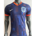 Netherlands National Team Nike 2024 Away Player Version Copy Soccer Jerseys - Blue