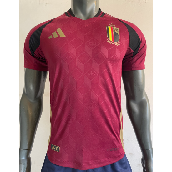 2024 Belgium National Team Nike Copy Player Version Soccer Jersey - Red