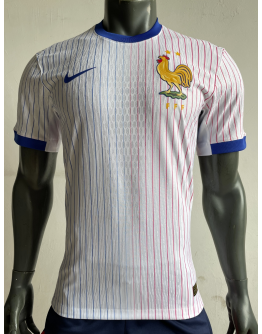 2024 France National Team Nike Away Copy Player Version Soccer Jersey - White