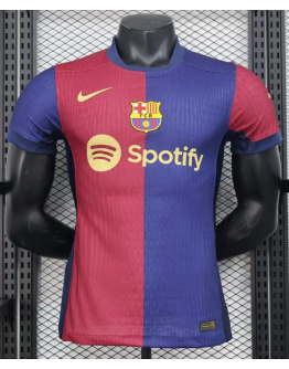 2024/25 Barcelona Nike Home Replica Custom Soccer Jersey Player Version- Royal