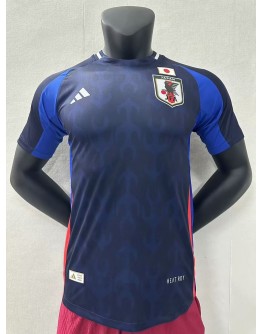 2024/25 Japan National Team Adidas Away Replica Soccer Jersey Player Version- Blue