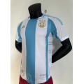 2024/25 Men's Authentic adidas Argentina Home Replica Soccer Jersey Player Version- 3 Stars