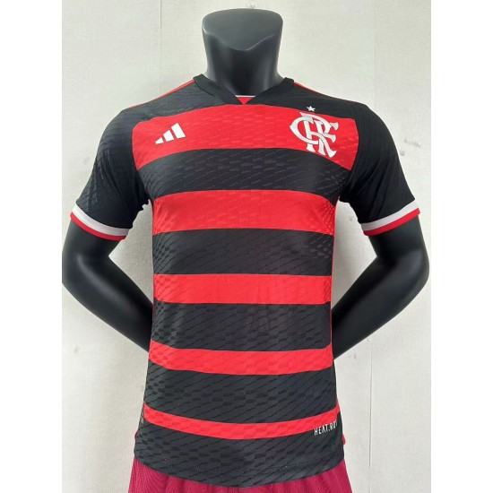 24-25 season Brazilian Serie A Flamenco home jersey -red black