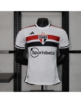 24-25 season Brazilian Serie A sao paulo FC home jersey -white