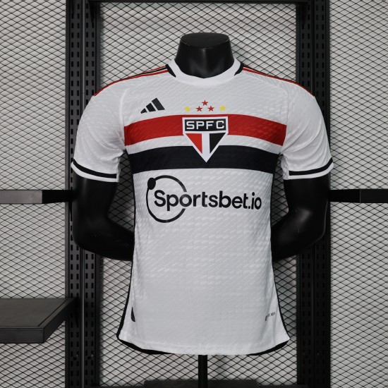 24-25 season Brazilian Serie A sao paulo home jersey -white