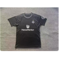 German Hamburger SV Team 23/24 Season Third Away Fan Edition Jersey-black