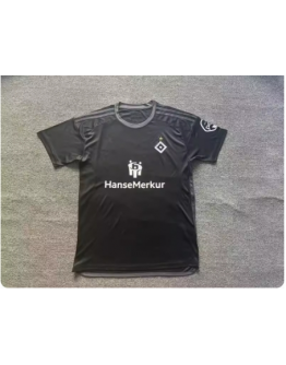 German Hamburger SV Team 23/24 Season Third Away Fan Edition Jersey-black