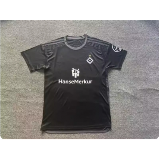 German Hamburger SV Team 23/24 Season Third Away Fan Edition Jersey-black