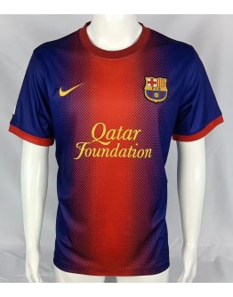 12/13Barcelona Messi retro home fan version jersey-Royal