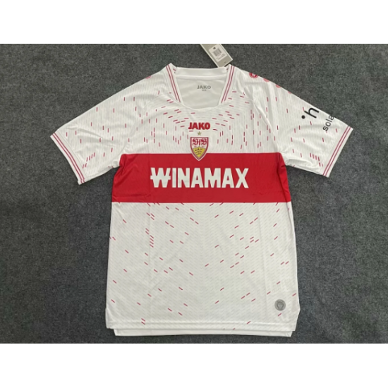 Bundesliga Stuttgart 2023/24 season home jersey fan version-white