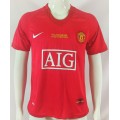 Manchester United 07/08 season retro fan version home jersey-red