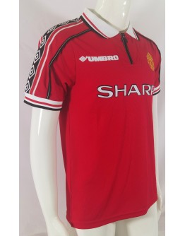 Manchester United 98/00 season retro fan version home jersey-red