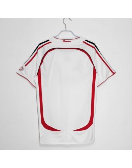 2006/2007 season AC Milan Away fan version Retro Jersey-white