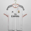 Real Madrid 13/14 season retro fan version home jersey long sleeve-white